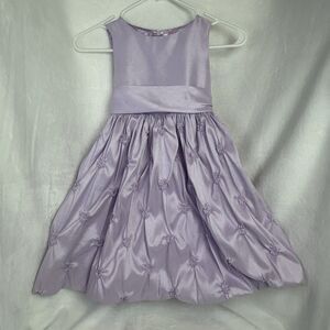 Girls American Princess Lavender Formal Dress size 5 Rosette Textured Skirt